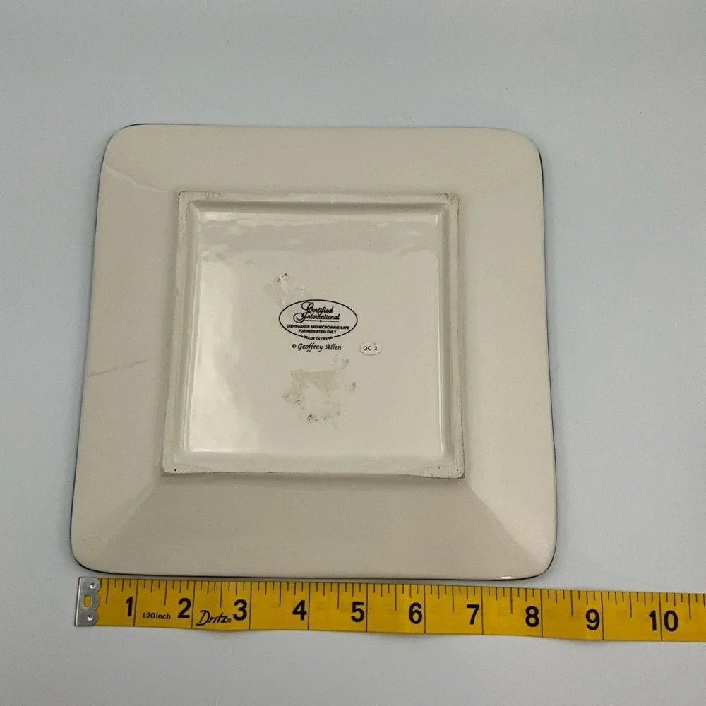 Certified International “Seaside Market” Plates by Geoff Allen Discontinued